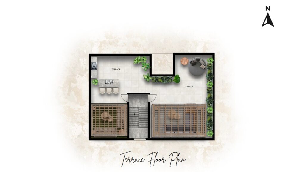 Villa A3 - Kentia Palm 3560sft
Terrace Floor Plan