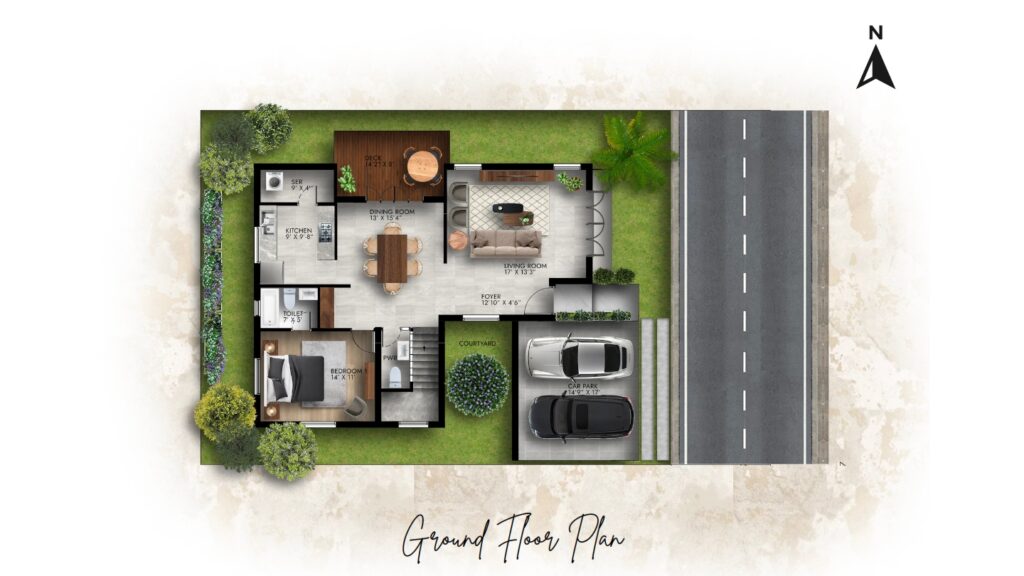 Villa B3 - Golden Palm 3755sqft